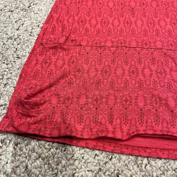 Toad & Co Ursa Tunic 3/4 Sleeve Organic Cotton Blend Sz M Pink Floral Pockets - Picture 6 of 9